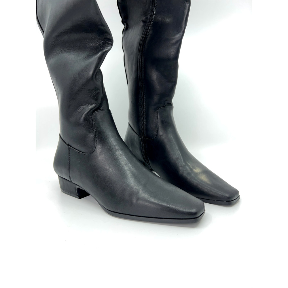 Madden Girl Florance Womens Knee High Boots Black Paris 7M